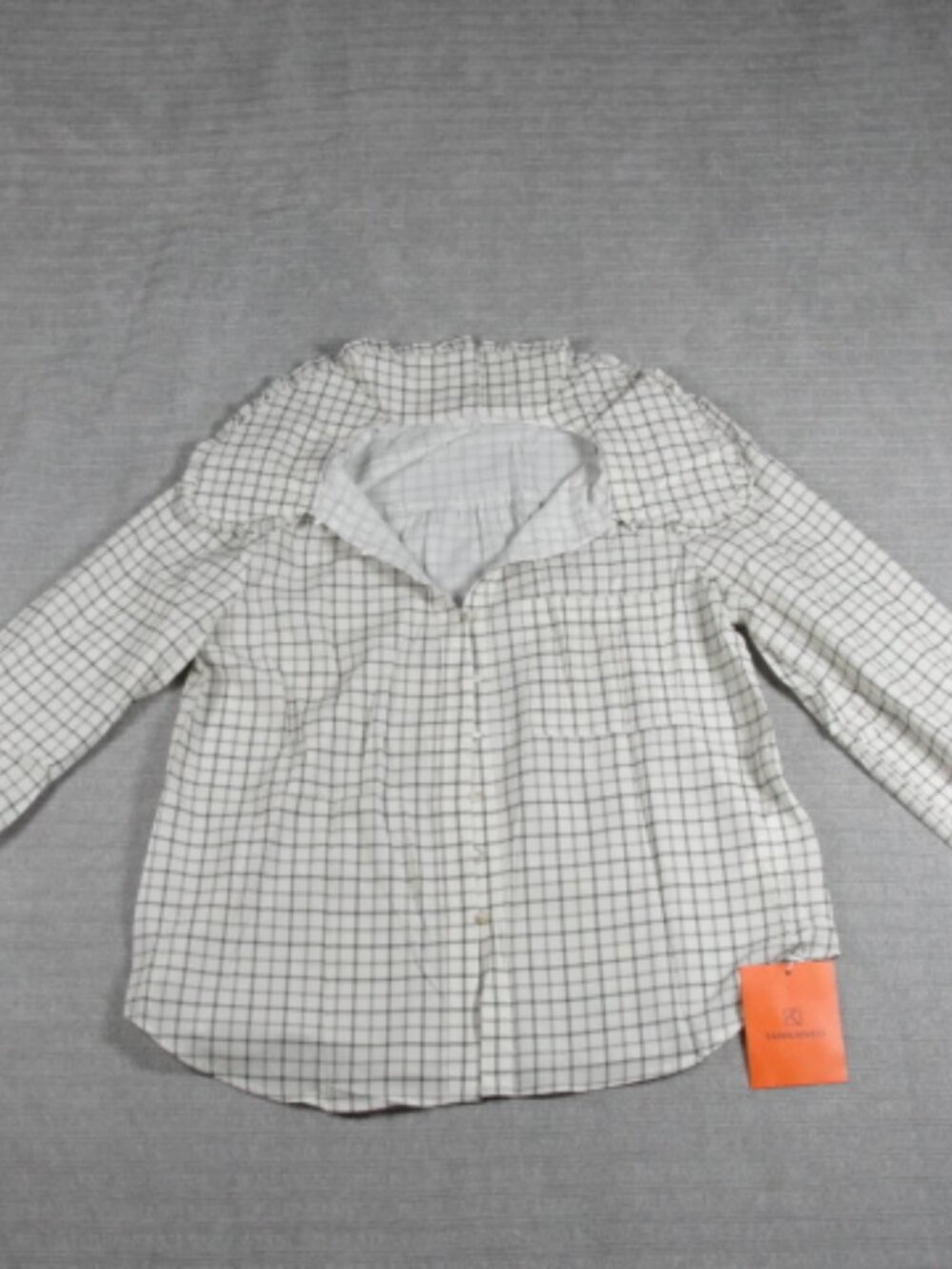 Women Peter pan Collar Long Puff Sleeve Blouse